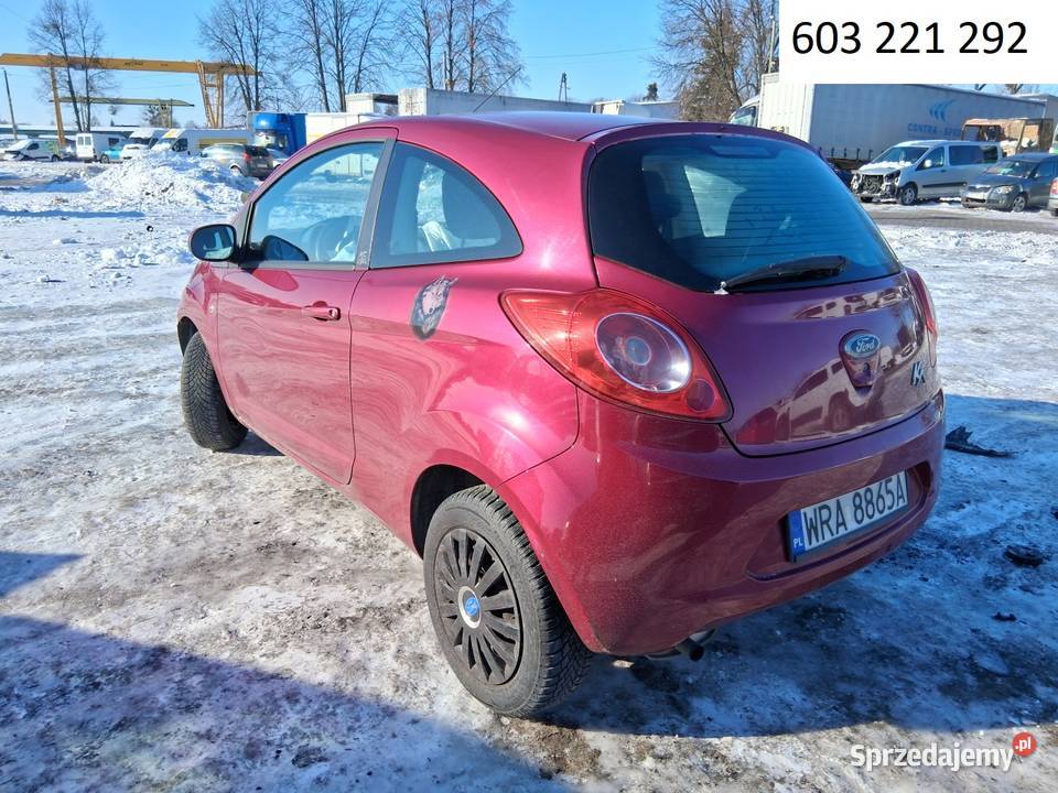 Ford KA 2009 12 benzyna uszkodzony śląskie Ogrodzieniec sprzedam