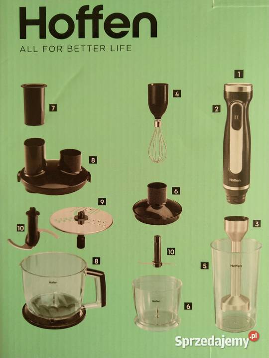 NAJTANIEJ Blender Ręczny 4 w 1 z Malakserem Zabrze