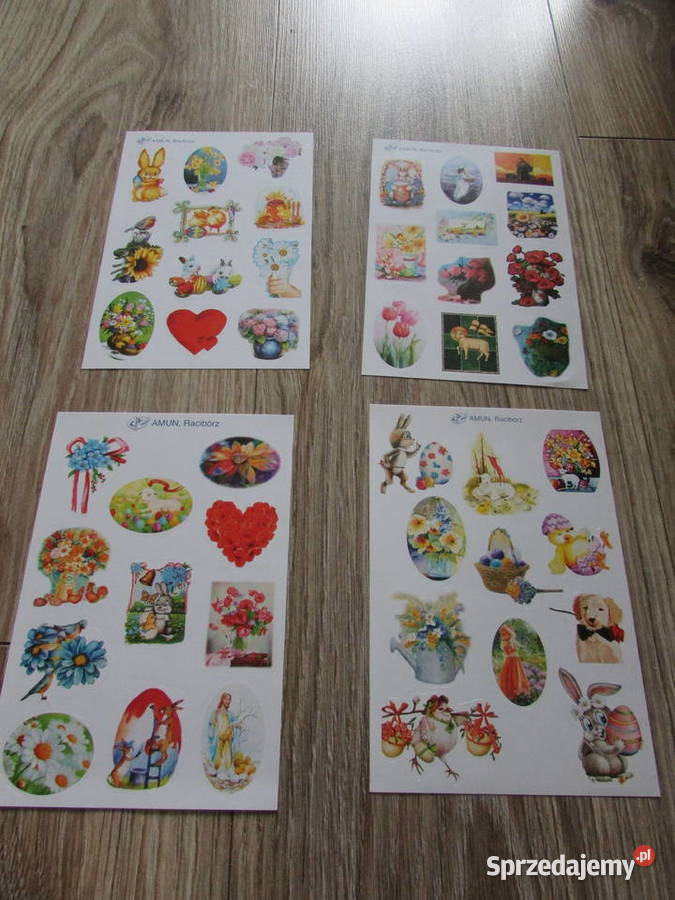 Kartki pocztowe Wielkanoc Zestaw Komplet Amun Kraków