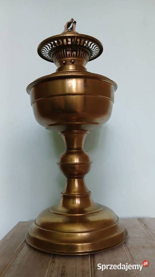 Stara mosiężna lampa naftowa Kraków sprzedam