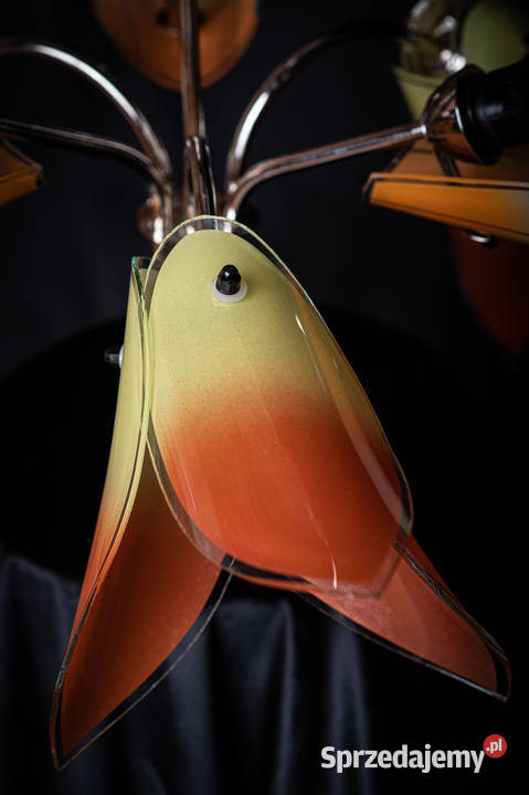 Żyrandol lata 60 Look PopArt MidCentury Vintage Lampy wiszące Lampy Dąbrowa Górnicza