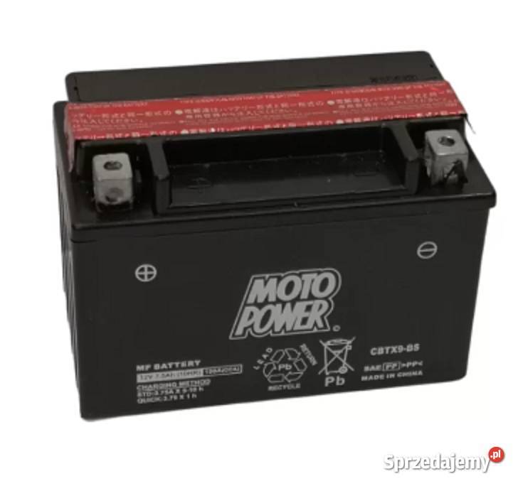 Akumulator motocyklowy MotoPower CBTX9BS YTX9BS Akumulatory Mielec