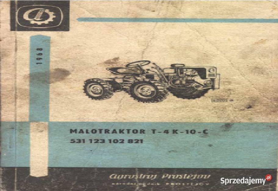 Malotraktor T4 K10C katalog czesci instrukcja świętokrzyskie Kielce