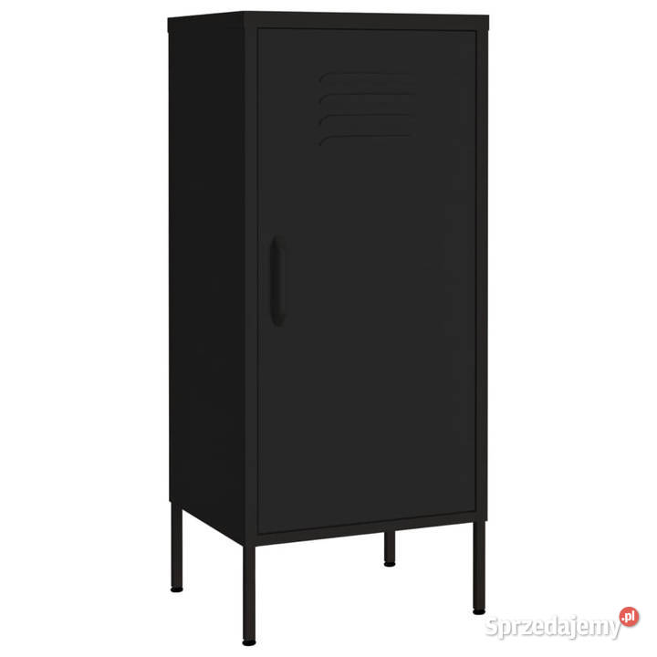 Szafka czarna 425x35x1015 stalowa WM336196 mazowieckie Warszawa