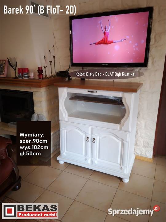 Stylowy Barek 90 Komoda 1B2S Orzech Dąb 101cm Wrocław