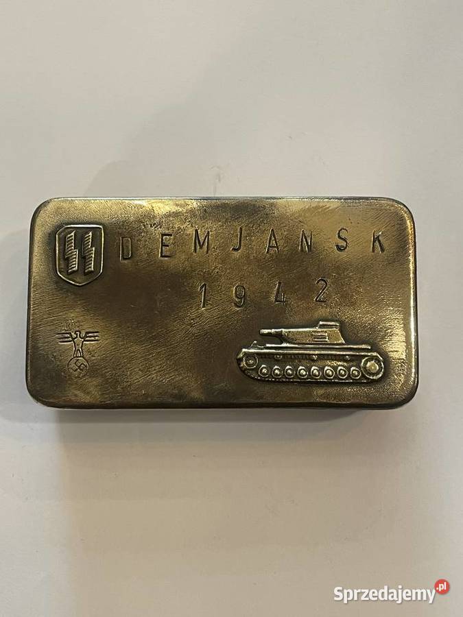 Niemiecki stalowy przybornik 1942 Demiańsk małopolskie Kraków