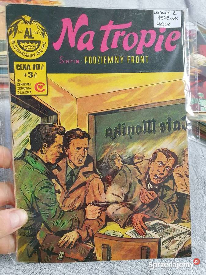 Podziemny Front Na Tropie wydanie 2 1978 komiks sprzedam