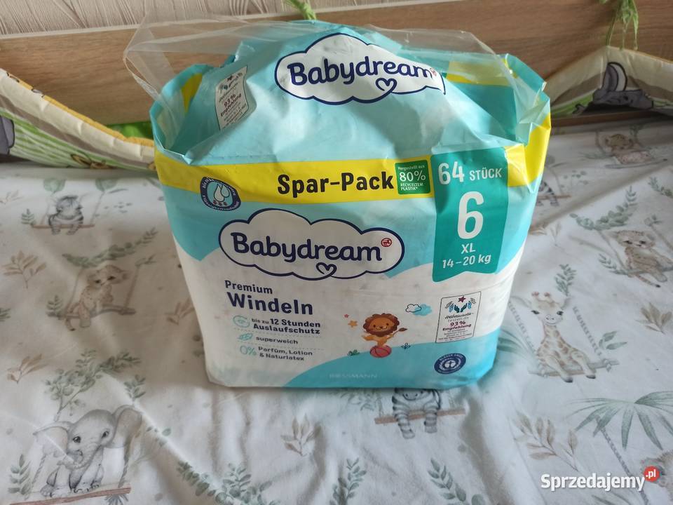 Pieluchy 6 całą paczka sprzedam
