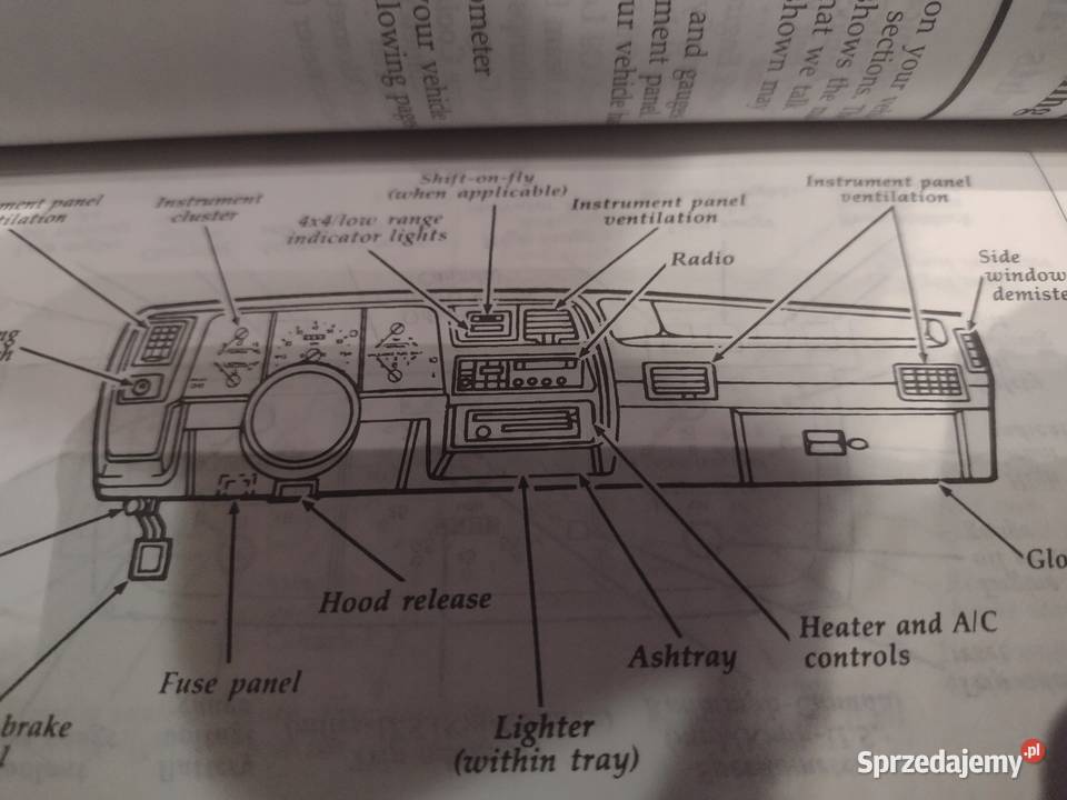 FORD RANGER Instrukcja Obsługi książka Etui 1992 łódzkie sprzedam