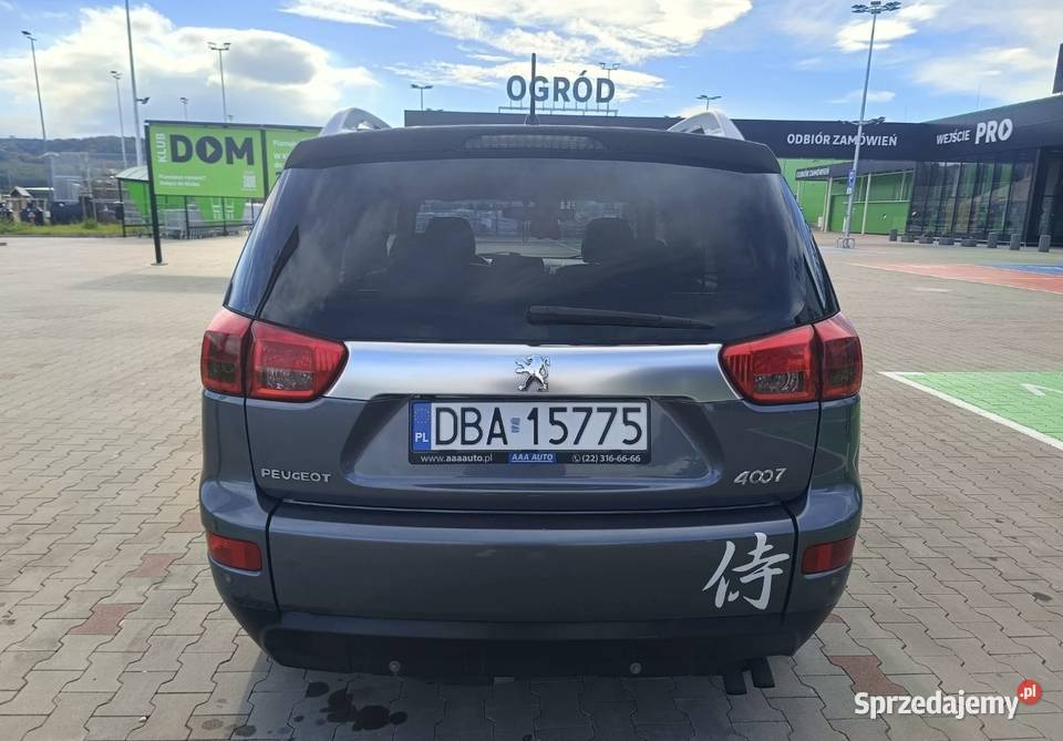 Peugeot 4007 22Hdi 4x4 Platinium gniazdo USB Szczawno-Zdrój