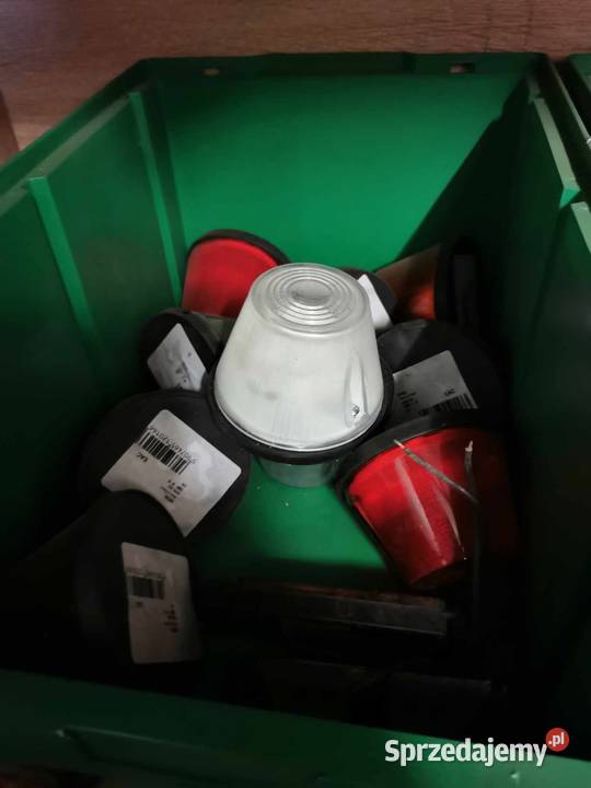 LAMPA OBRYSOWA BIAŁA rolnicza niska przyczepa Mórkowo