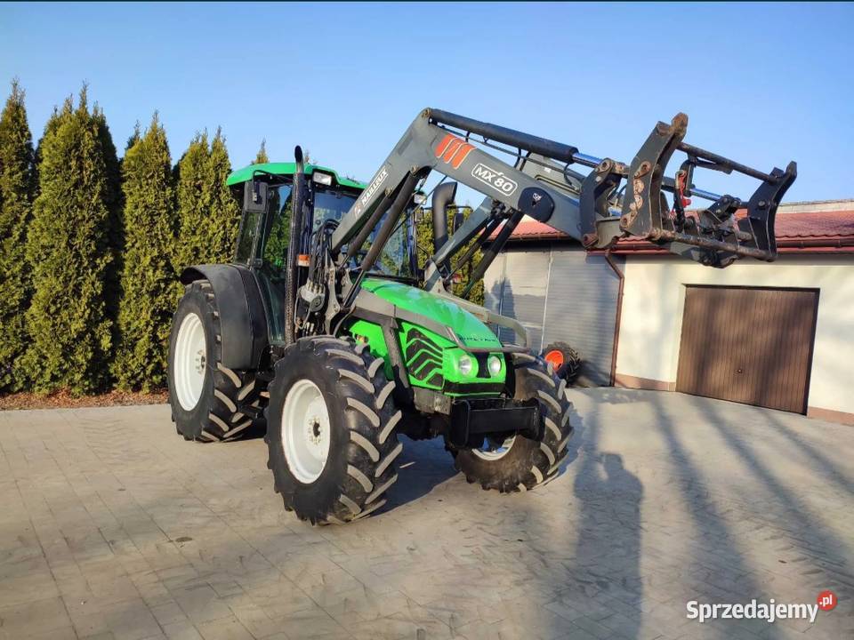 DeutzFahr Agroplus 75 ładowacz MX80 Grabów Szlachecki