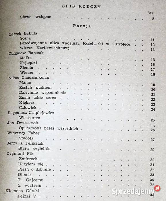 Młoda wieś pisze Almanach 1961 S Dybowski J M Chełm