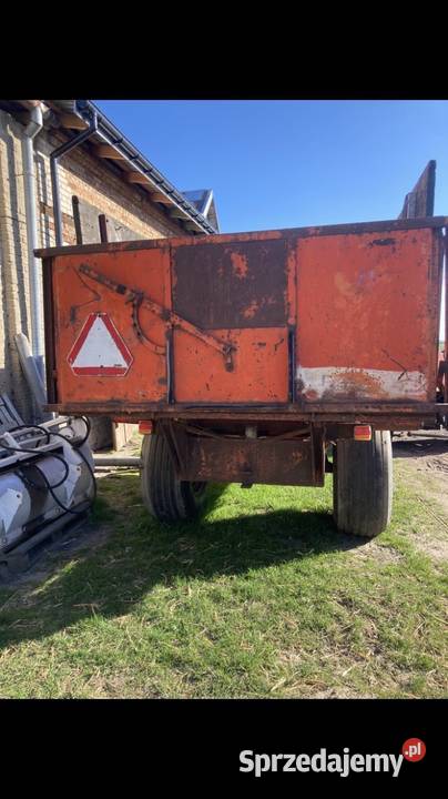 Przyczepa jednoosiowa wywrotka nieuszkodzony Siedlce