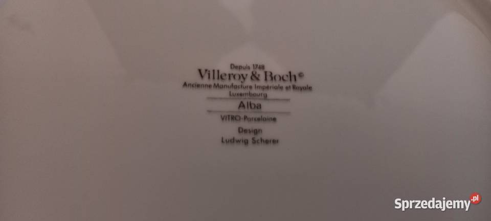 Talerz obiadowy VilleroyBoch Alba Chełm