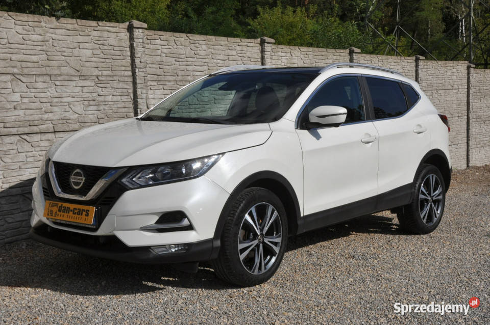 Nissan Qashqai 13T 160 Automat LED Kamera 360 nieuszkodzony Dąbrowa Górnicza