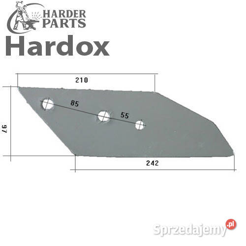 Dłuto HARDOX 3364051L 3364151L B2SL części do podlaskie Suwałki
