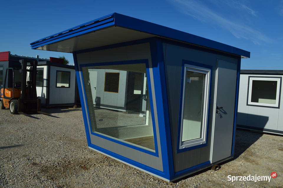 Kontener stróżówka wartownia budka parkingowa