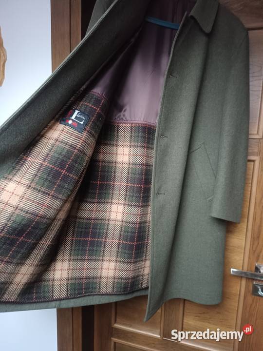 Klasyczny wełniany zimowy niemiecki płaszcz z Kurtki i płaszcze Zbylitowska Góra