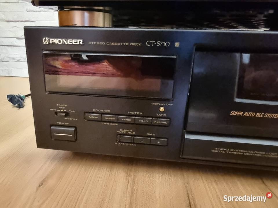 Deck magnetofon pioneer CTS710 stan idealny Magnetofony Poznań