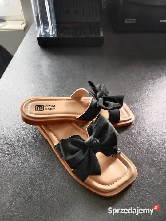 Eleganckie klapki dziewczynki 22cm Siedlce