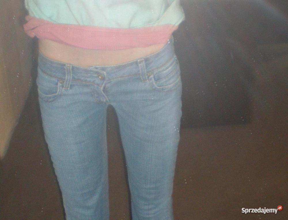 sexi jeansy levis jasne 38 M niskie biodrówki