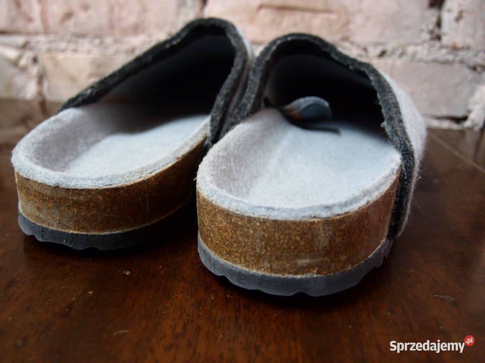 kapcie filcowe na grubej podeszwie 44 wkładka 27 Pozostałe Łódź