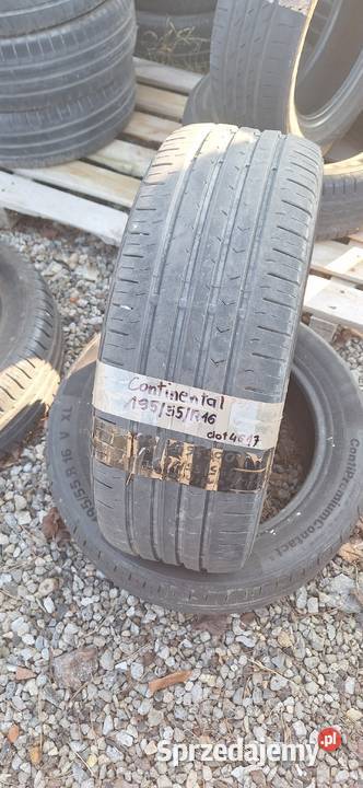 195 55 R16 Continental 2 lato PROMOCJA Gliwice sprzedam