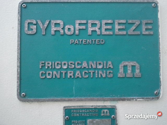 Tunel Spiralny Frigoscandia lubelskie Zamość