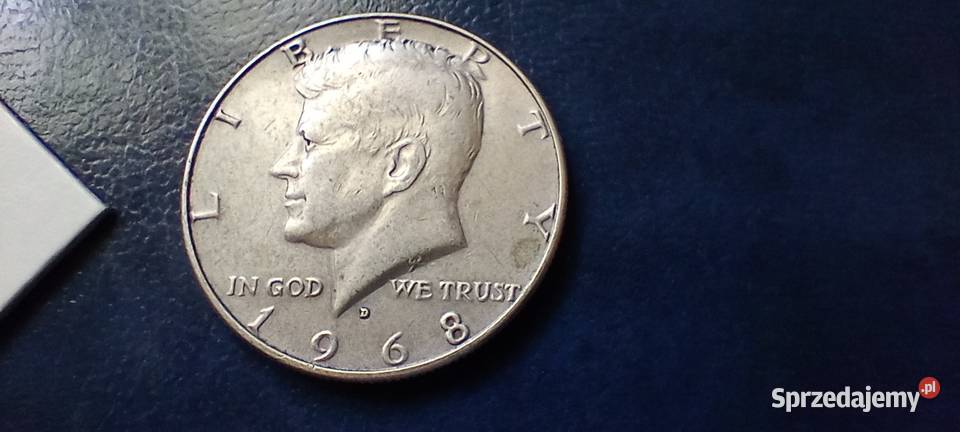 Stare monety 12 dolara 1968 USA srebro podkarpackie Lesko