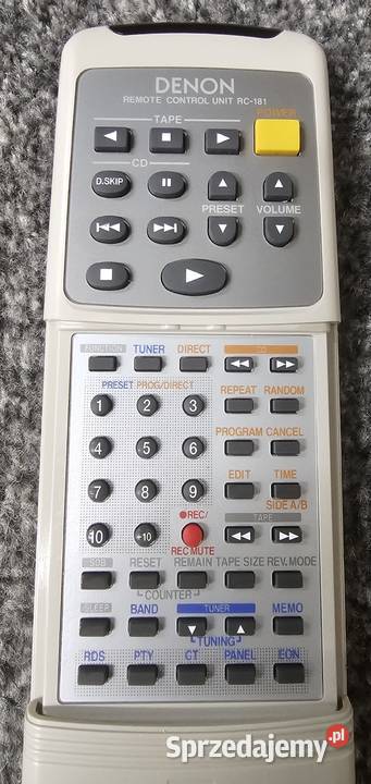 Pilot DENON audio RC181 oryginalny wysyłka Wieże i miniwieże Kraków
