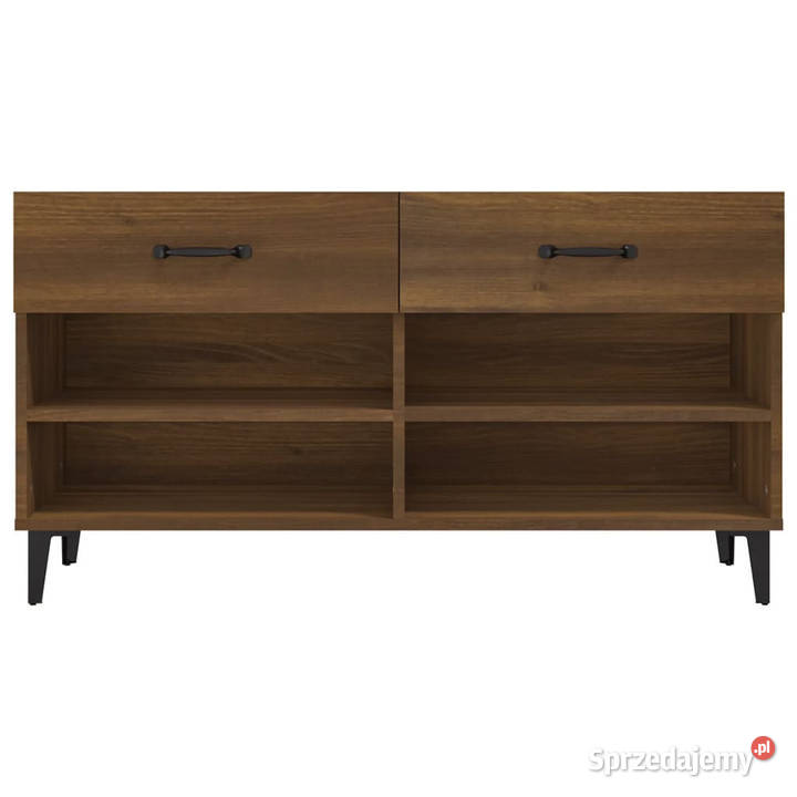 Szafka na buty brązowy dąb 102x35x55 WM817572 Warszawa