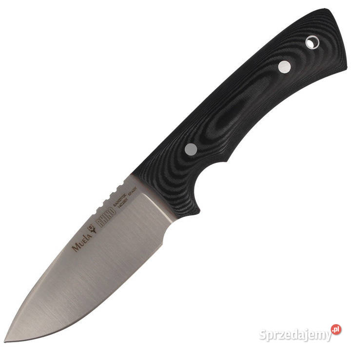 Nóż Muela Full Tang Black Micarta Satin 14C28N mazowieckie
