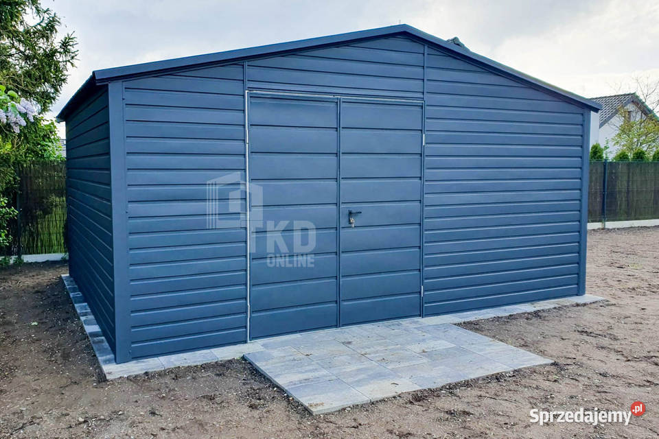 Schowek Domek Ogrodowy 5x4m Brama Dwuskrzydłowa 5cm