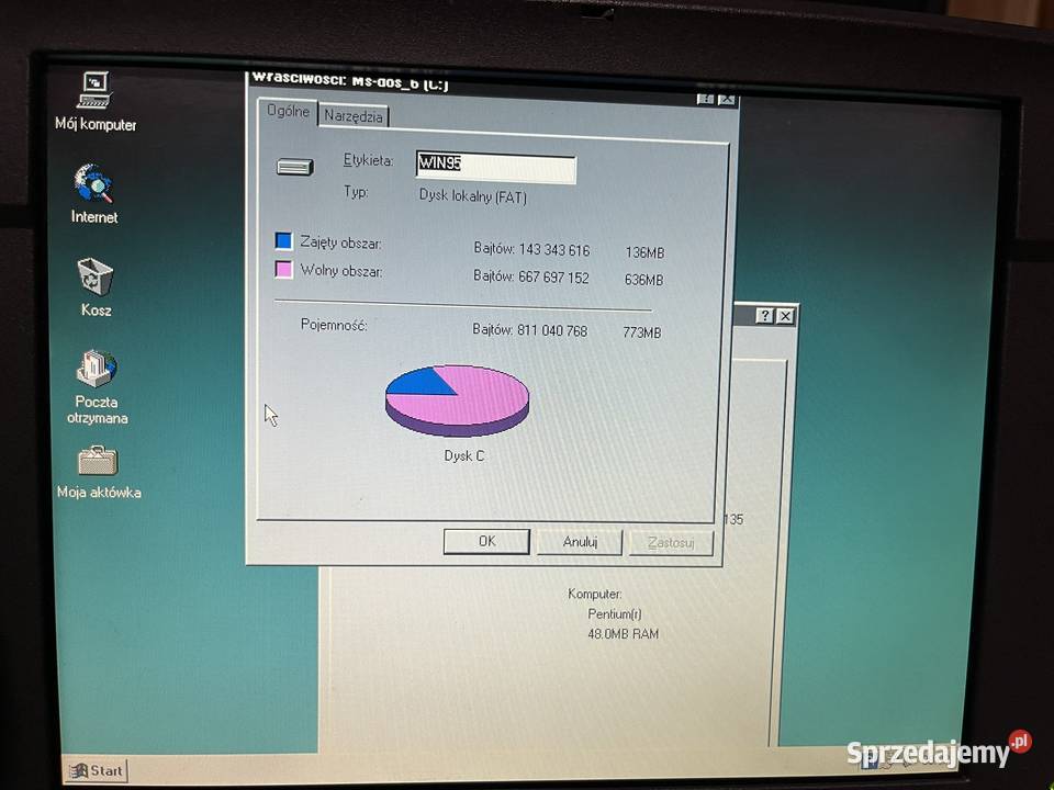 Zabytkowy laptop Acer AcerNote Light 370DX Intel Pentium III, II, Pro Brzana