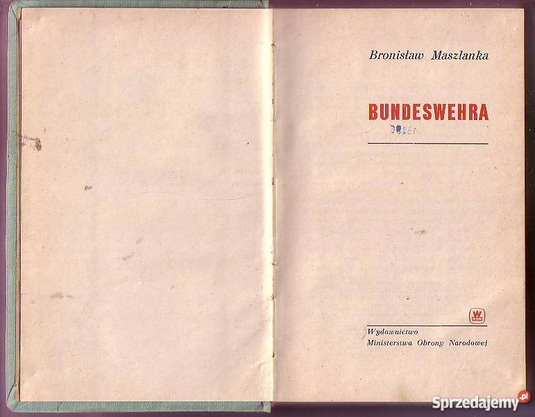 3648 BUNDESWEHRA BRONISŁAW MASZLANKA Czyrna