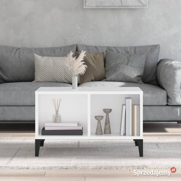 Stolik kawowy biały 60x50x365 materiał sprzedam
