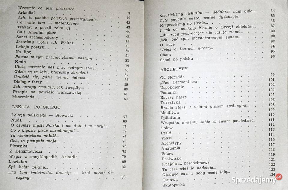 Poezje wybrane Ernest Bryll Chełm sprzedam