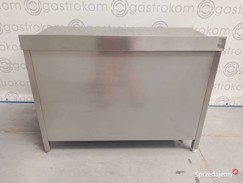 Stół zabudowany z 3 stron 2 półki 120x60x85 Gastronomia Wrocław sprzedam