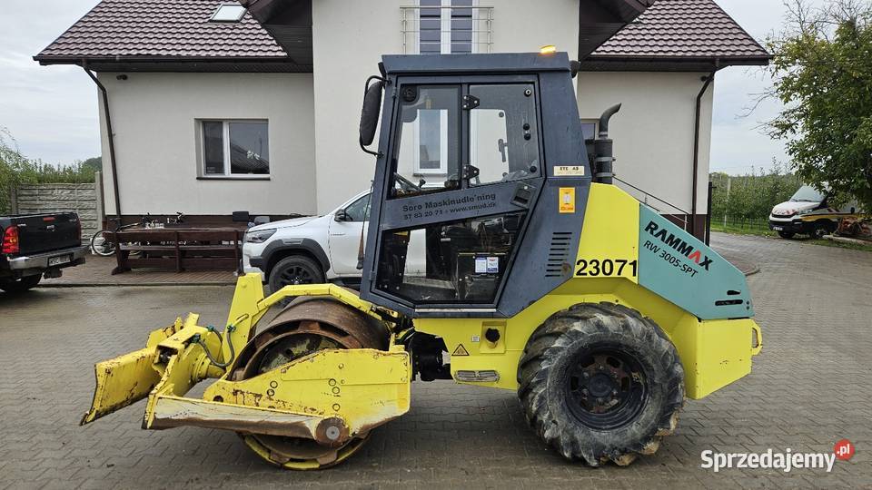Walec Rammax RW3005SPT 35t kołekgładki pług Sochaczew