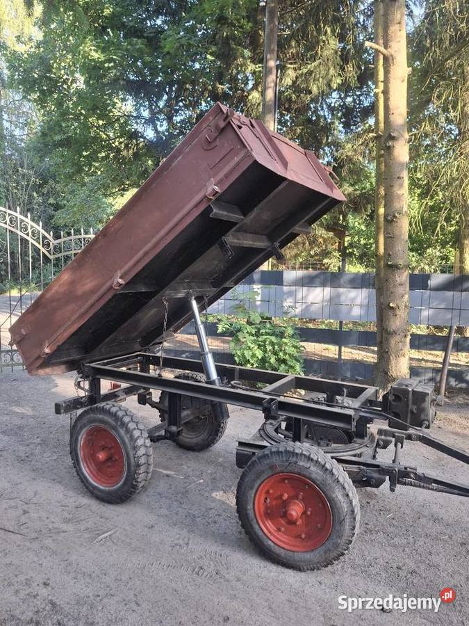 Przyczepka Multicar 3stronny wywrot hydrauliczny Krosno Odrzańskie