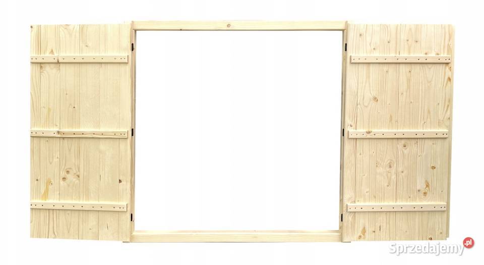 Okiennica drewniana od producenta 100cm / 100cm