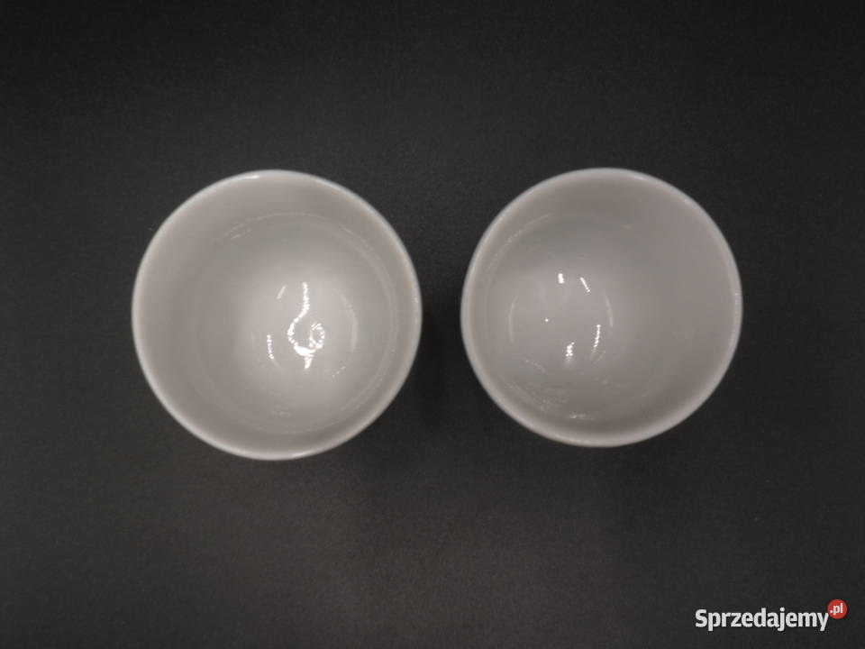 Kieliszki do jajek wzór cebulowy porcelanowe 2 Raszków