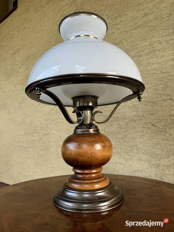 Duża stylowa lampa stołowa nocna biurowa lampka Garwolin sprzedam
