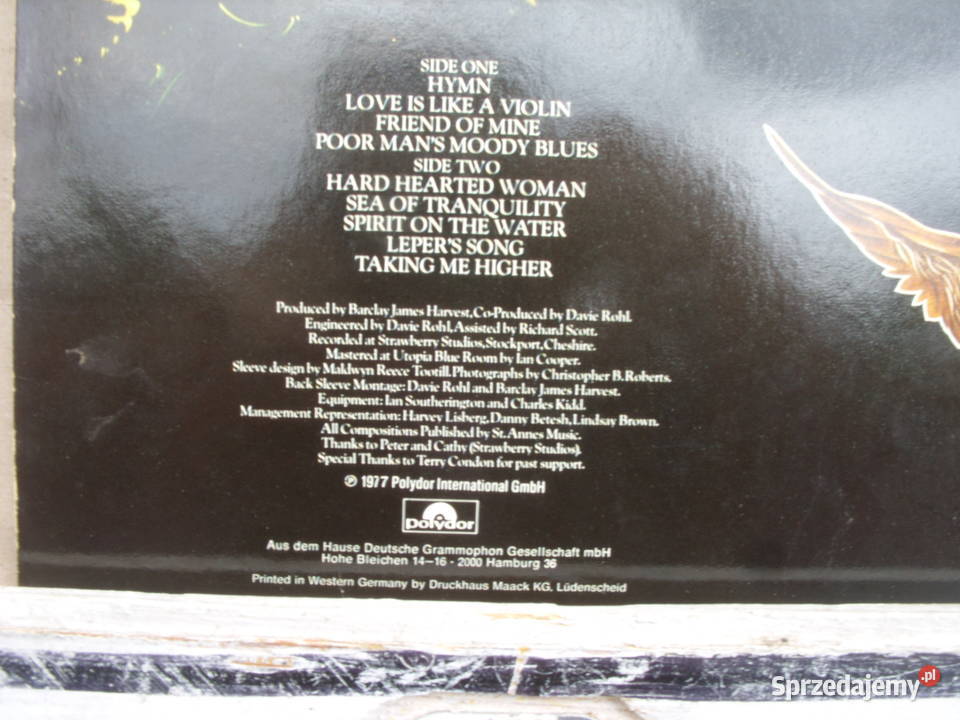 Winyl LP BARCLAY JAMES HARVESTGONE TO EARTH1977 Wołów