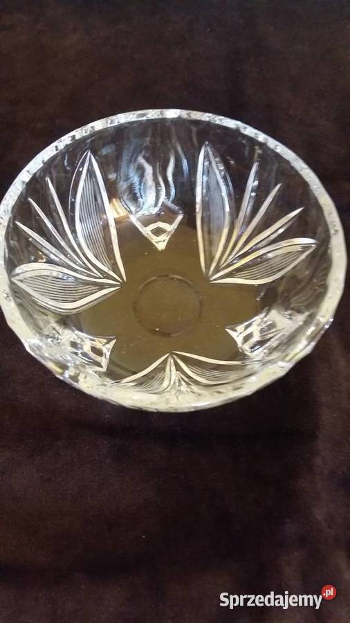 Szklana miseczka na nóżkach wys7 x szer12Misa Łódź