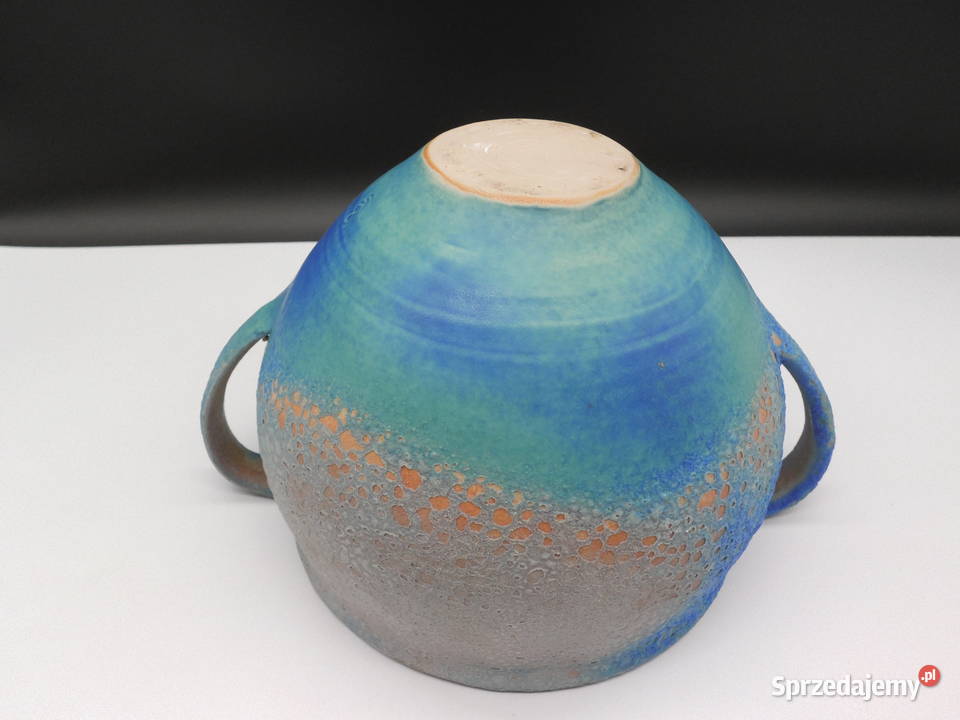 Artystyczna Misa Ceramiczna z Uchwytami Raszków