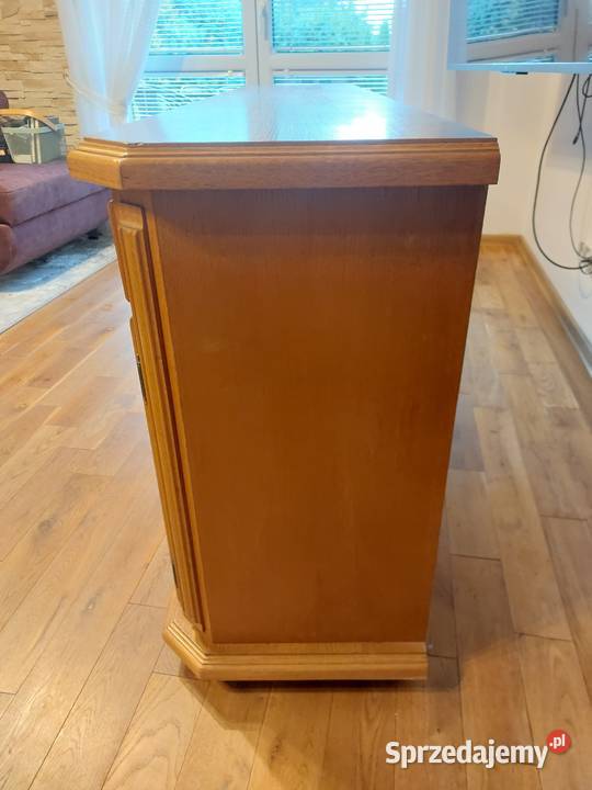 Piękna Komoda Dębowa duża 4 drzwiowa 43cm Komody lubelskie Chełm