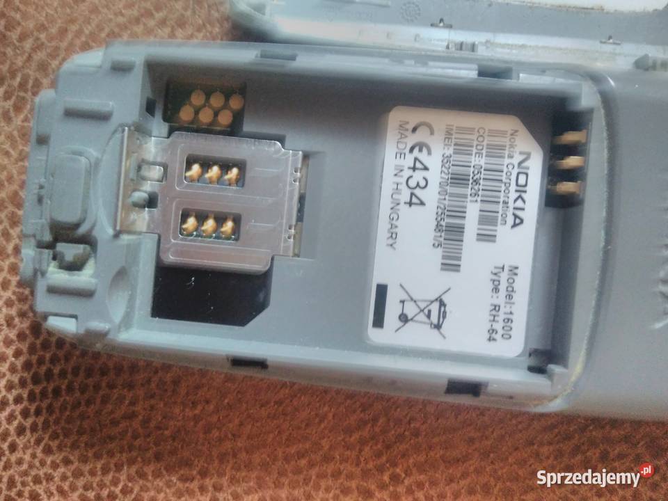 nokia 1600 rh64 telefon 1600 64 świętokrzyskie Sandomierz