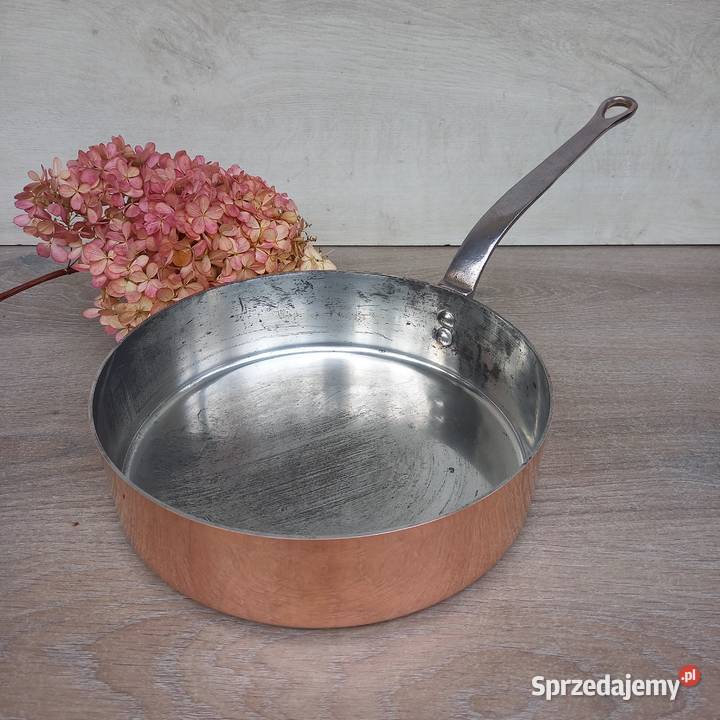 Profesjonalna miedziana patelnia poj 3 l śred 24 mazowieckie Warszawa